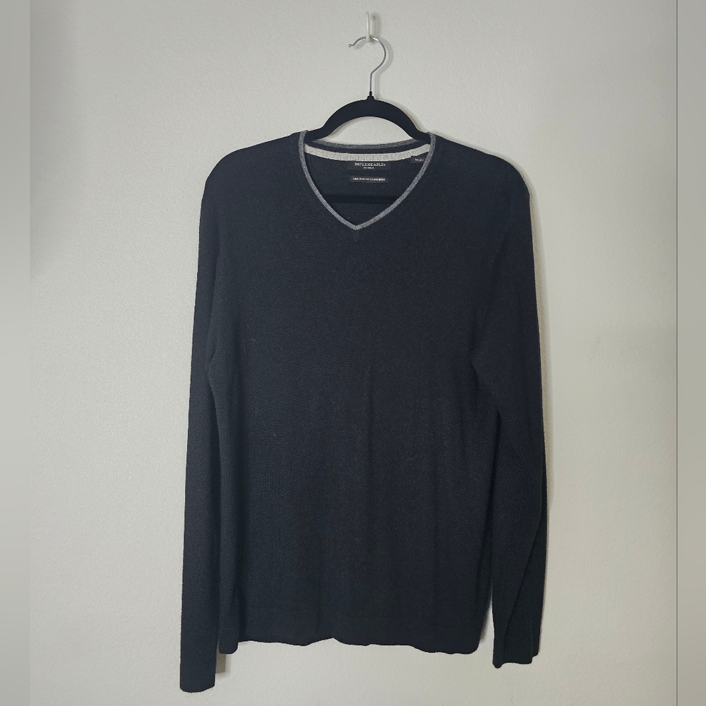 Impermeable Men's Black V-Neck Sweater Size Medium